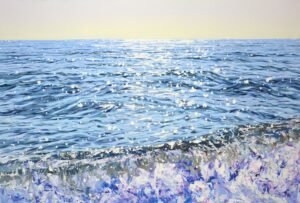 Sea. Waves. Glare.