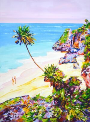 Ocean. Palm trees 33.