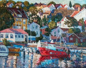 City near by see (Drøbak)