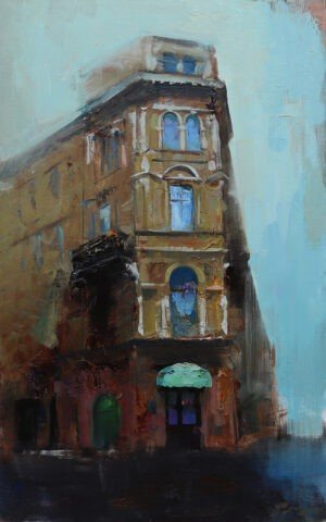 cityscape painting