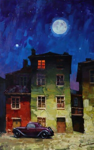 Painting art Stars don't sleep