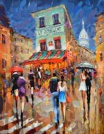 Unexpected rain Paris