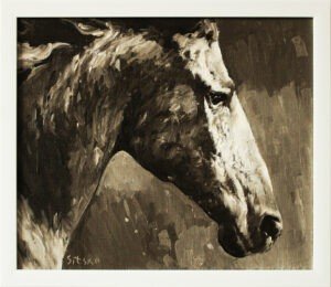 Black and White II Horse series